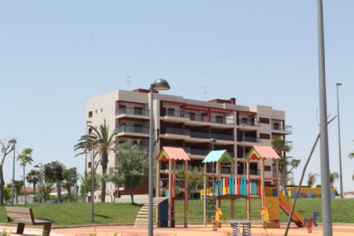 Vista del Edificio desde el Parque